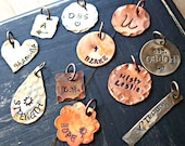 Hand Stamped Charm - Personalized Charm - Single Charms - Personalized Charms SINGLE CHARMS