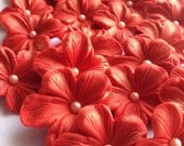 Red Gum Paste Blossoms Valentine's Day