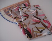 Asian Inspired R Kaufman Satsuki Print Traditional Contemporary 15"  Luncheon Dinner Large Napkins Set of 2