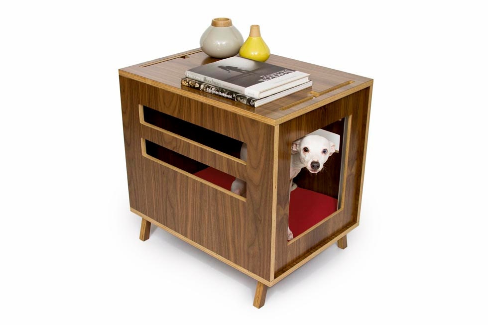 Mid Century Modern Dog Crate