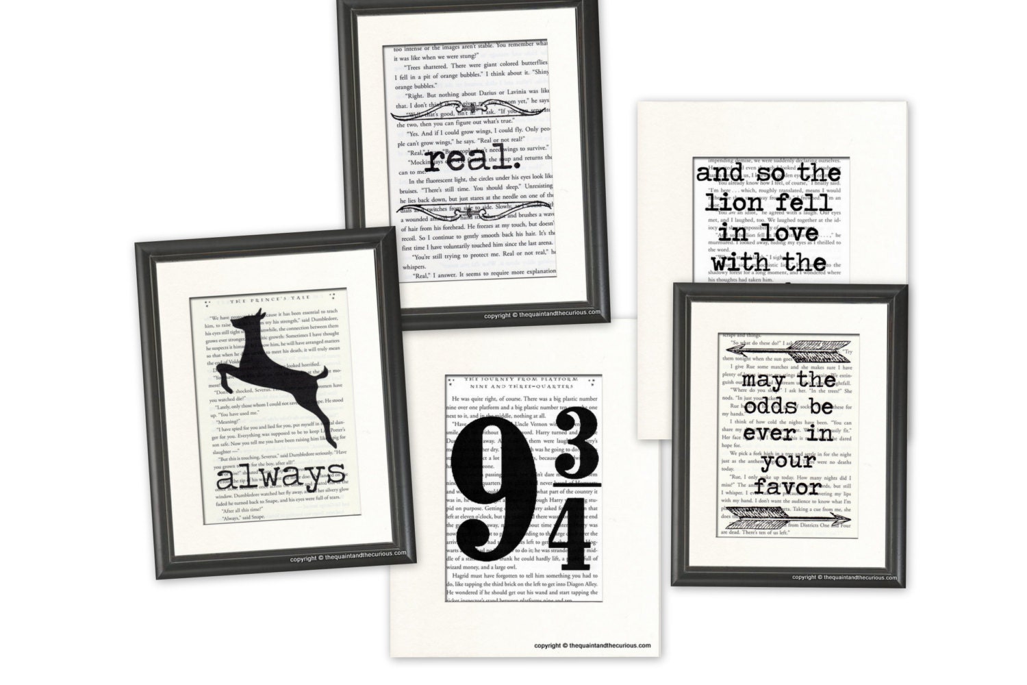 Harry Potter Always Print Potter Book Page - Beautifully Matted Graduation Fathers Day Gift Present Home Office Decor