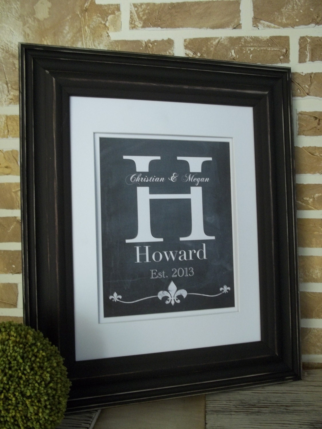 Personalized Chalkboard Print