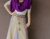 Vintage 1970's Indian Skirt BOHO Beaded Waist DEAR PRUDENCE