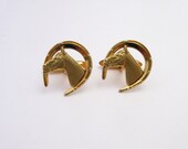 Vintage / Signed Krementz Horse Cuff Links