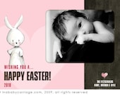 Unique 5x7 in. double-sided cardstock easter card - multiple designs