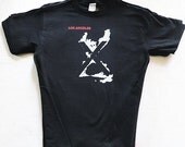X (band)     t shirt screen print short sleeve   Los Angeles exene john doe