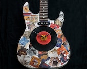 Guitar Wall Clock Les Paul Rock n Roll