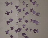 Purple Flying Light and Flowing Bird Baby Mobile