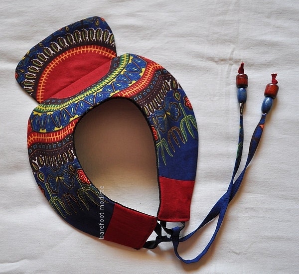 Handmade Statement Neckwear, One of a Kind African Collar,  Patchwork Bib necklace, Unique Dashiki necklace