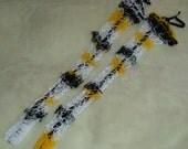 mohair Leggings sexy punk rock mods lolita goth glam handmade knitting big spider web