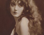 Sultry, Off-Shoulder Portrait of Silent Movie Queen, Madge Bellamy, circa 1920s