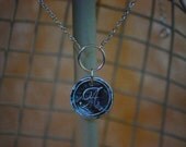 ESD Sterling Silver Necklace with Medium Charm
