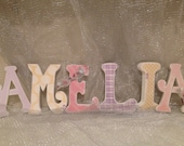 Custom Wood Letter Set--6 letters