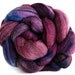 Mixed BFL roving, wool spinning fiber, hand painted bfl roving, bfl combed top, felting fibers