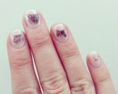 kitty nail transfers - 40 cat nail art stickers  - kitty illustrations