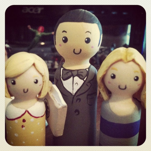 Custom Mini Wooden Dolls (Custom Game Pieces)