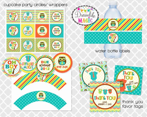 Custom Print & Cut Assembly Party Set Service for A Total of 73 Pieces Il_570xn