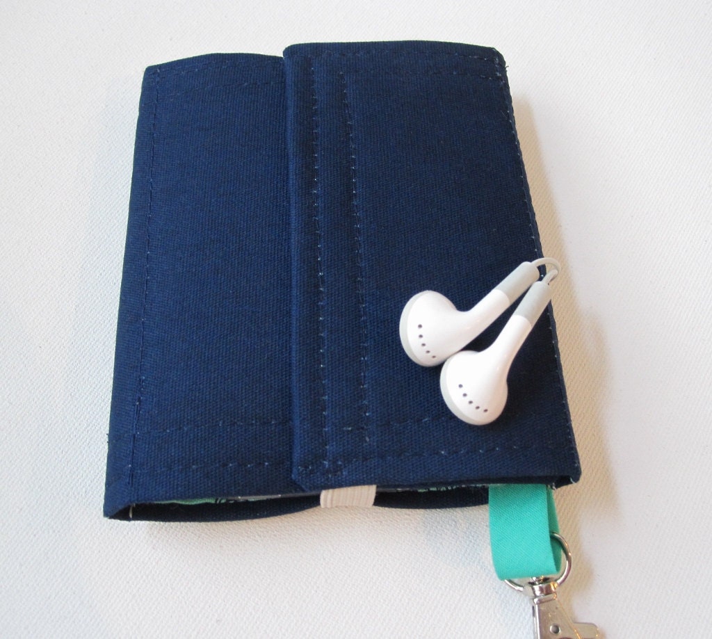 Nerd Herder gadget wallet in Hint of Mint for iPhone 5, Android, iPhone 4, Blackberry, digital camera, smartphone, guitar picks
