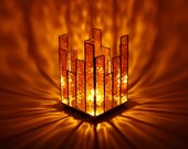 Stained Glass Candle Holder