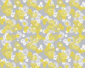 1/2 yard RIley Blake Maritime Modern Ocean Flower Gray
