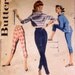 Butterick 7557 50s Cigarette Leg Pants and Boxy Top Size 14