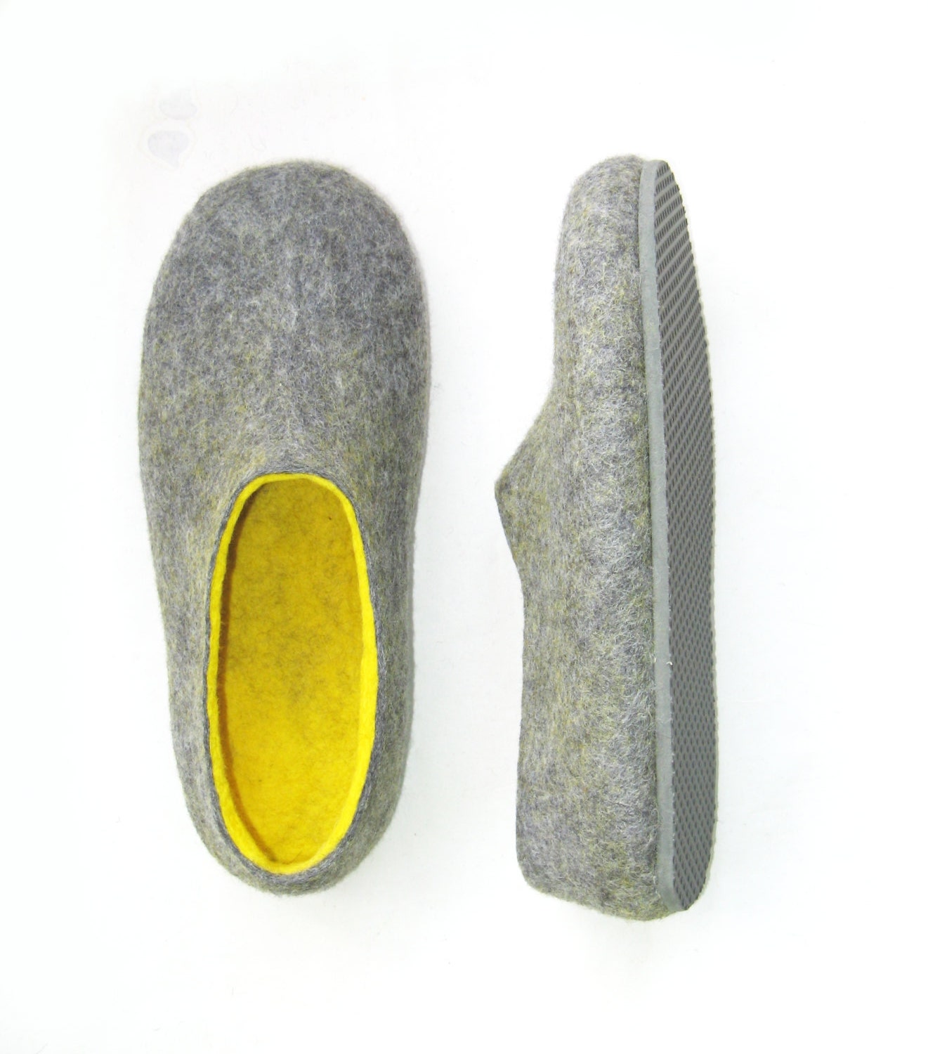 Grey Rubber SOLE for Felted Slippers and Boots from my shop. Outdoor Indoor Non Slip Flexible Waterproof. Unisex, Womens and Mens