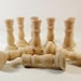 Candlesticks Wood Candle Holders Unfinished Set of 10