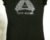 DELTA SIGMA THETA Centennial Hand Sign Rhinestone Tshit