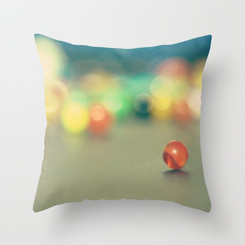 Throw Pillow Cover Marble Fun