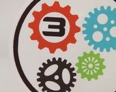 Robots & Gears - Birthday Table Centerpiece
