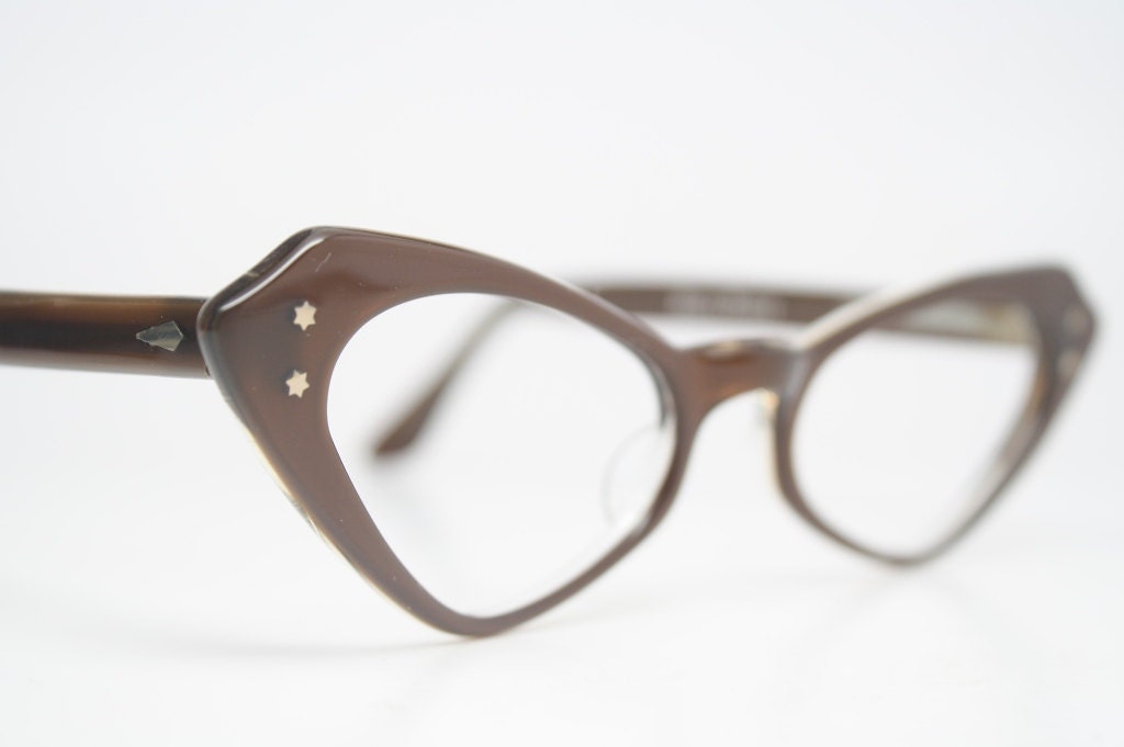 Cateye Glasses Vintage Frames cat eye eyeglasses NOS