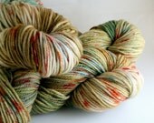 Yarn Superfine SW Merino Addison Worsted speckle dyed hand dyed 181 yards