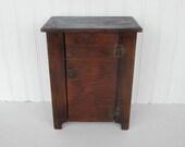 Vintage Handemade Toy Furniture Doll Wardrobe