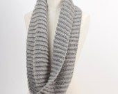 LEAH Hand Knit Soft Wool Infinity Scarf