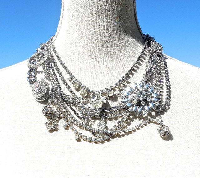 Custom Statement Necklace, Order Your Own Vintage Necklace by dabchickvintagegems on Etsy