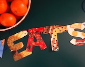 EATS Decorative Celebration Banner / Recycled Materials