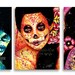 Set of 3 apprx 11x14 Inch Prints - Never Forget Set - Sugar Skull Girl Portraits