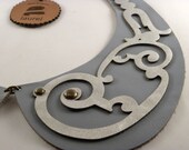 New style. Angel Collar by Laurel - light blue and silver