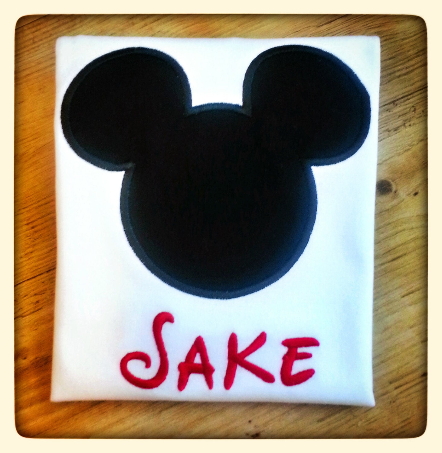 Mickey Mouse, Personalized Mickey Mouse Applique TShirt for BOYS