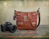 NEW Leather Camera bag - Convertible Handbag with Insert - Pre-Order