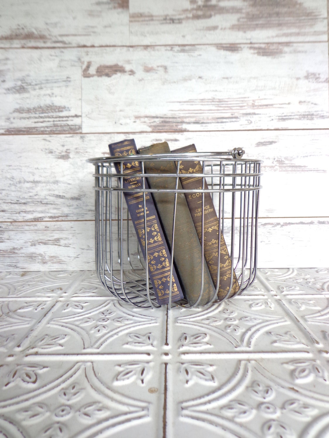 Shabby Chic Navy Blue Books Instant Library Collection Decorative Vintage Book Bundle Photography Props Shades of Blue Beach House, Coastal