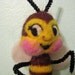 Needle Felted Bumblebee