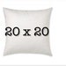 Pillow Insert and Decorative Throw Pillow Cover with 20 x 20 Pillow Insert Pillow Form Home Decor Decorating