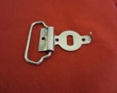 Add a metal backing to a belt buckle