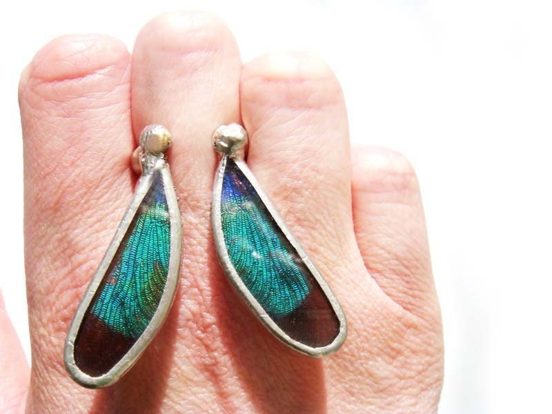 Real Dragonfly Wing Ring