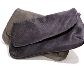 smoke black women leather Purse, leather clutch, ready to ship, leather wallet, gift for her