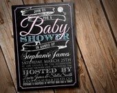 DIY Printable Chalkboard Baby Shower Invitation Il_170x135