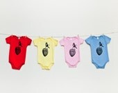 Berry, Baby Onesies Body Suit, 3-6, 6-12, 12-18 months. Various Colours