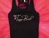 1 Team Bride LACE Tank Top Shirts. Bridal Party Tank Top. Bridesmaid lace tank top. Bride to Be clothing. Bridal Party Clothing.