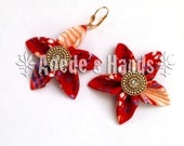 Red Clay Small earrings